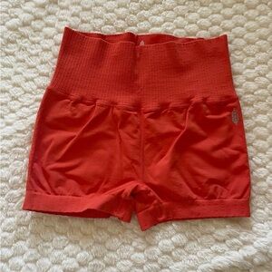 Free People Movement Good Karma Shorts in Red/Orange Size M/L